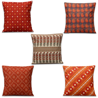 ORTHODOX, Cushion cover, Set of 5, 16"X16"